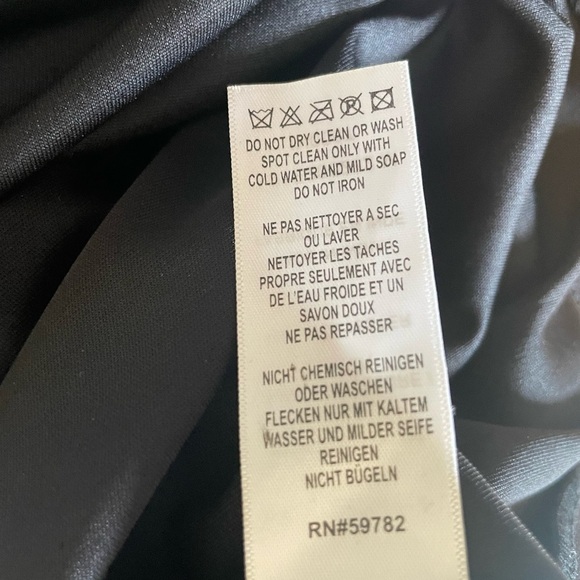 Adrianna Papell Black Blouson Dress Beaded Skirt Sleeveless Size 14 Cocktail - Picture 8 of 10